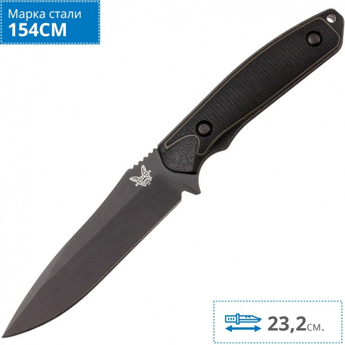 Нож BENCHMADE 169BK PROTAGONIST DROP POINT BM169BK Нож BENCHMADE 169BK PROTAGONIST DROP POINT BM169BK